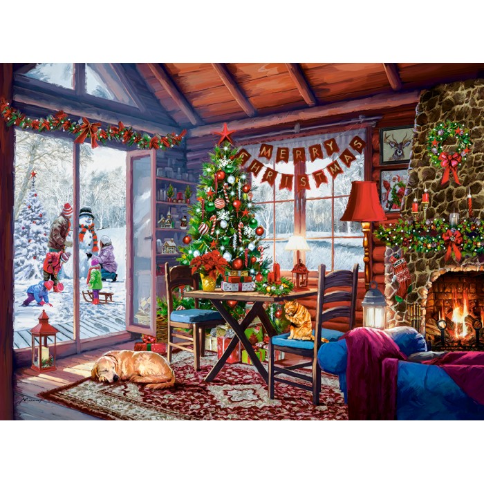 Puzzle Božićne kućice