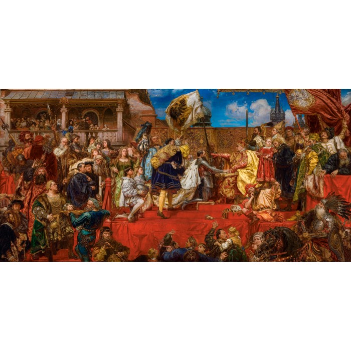 Puzzle Art Collection - Pruski hold, Jan Matejko
