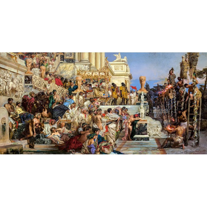 Puzzle Art Collection - Neronove baklje, Henryk Siemiradzki
