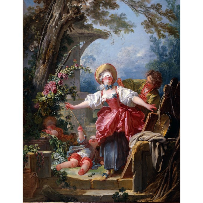 Puzzle Jean-Honoré Fragonard: Blind Man's Bluff