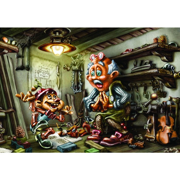 Puzzle Biro Donat: Pinnochio