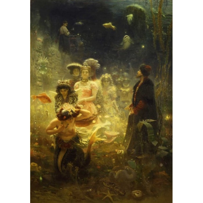Puzzle Ilya Repin: Sadko in the Underwater Kingdom, 1876