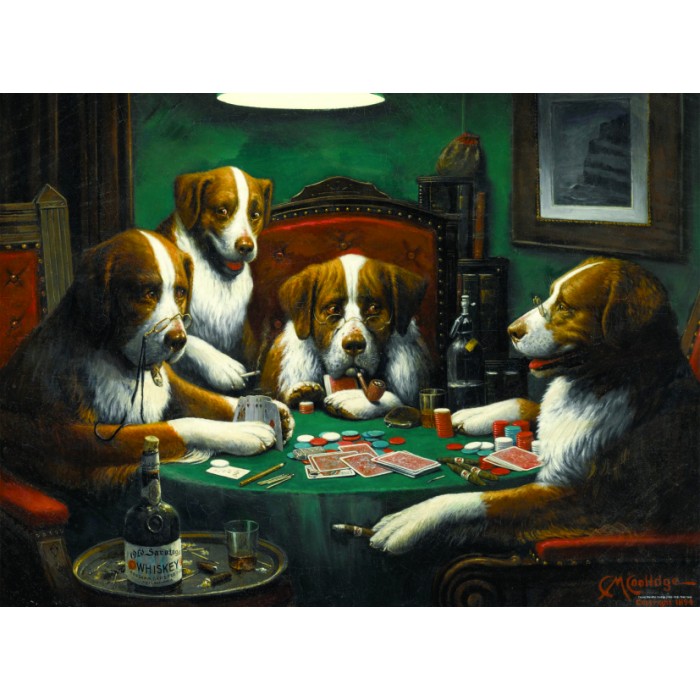 Puzzle Cassius Marcellus Coolidge - Poker Game