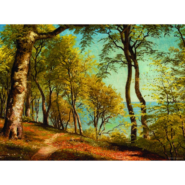 Puzzle Peder Mørk Mønsted - Birch Trees at a Coast