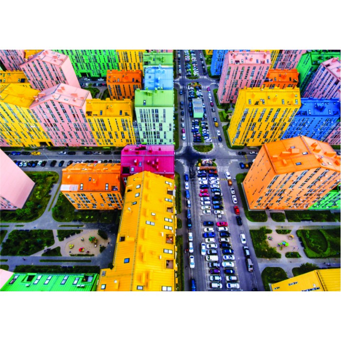 Puzzle Colourful Kiev