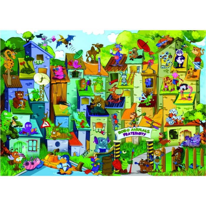 Puzzle Robo Animals
