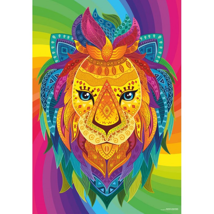 Puzzle Abstract Lion