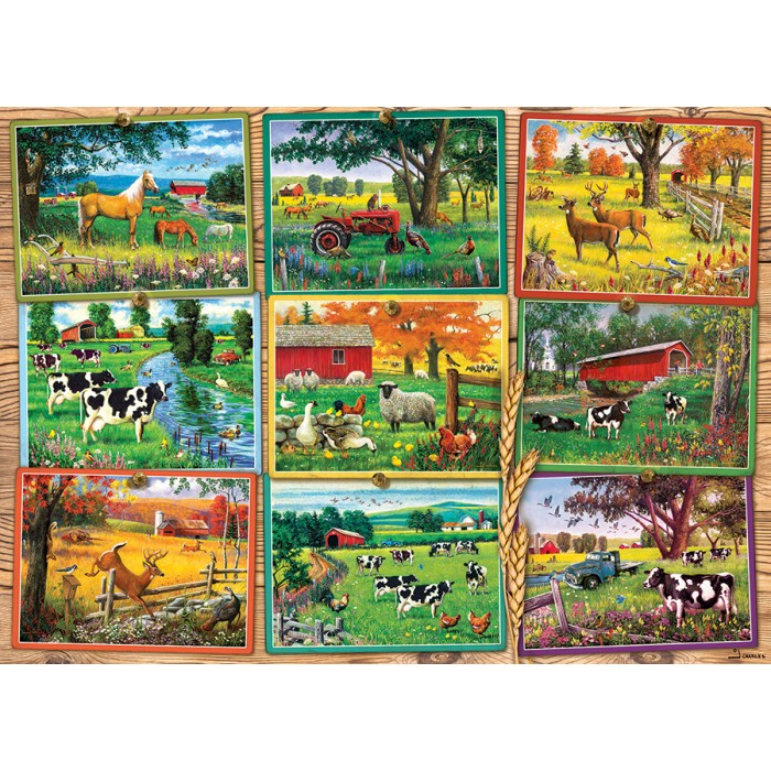 Puzzle Postcards from the Farm