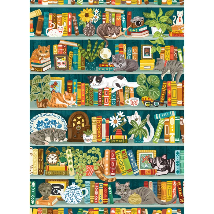 Puzzle The Purrfect Bookshelf