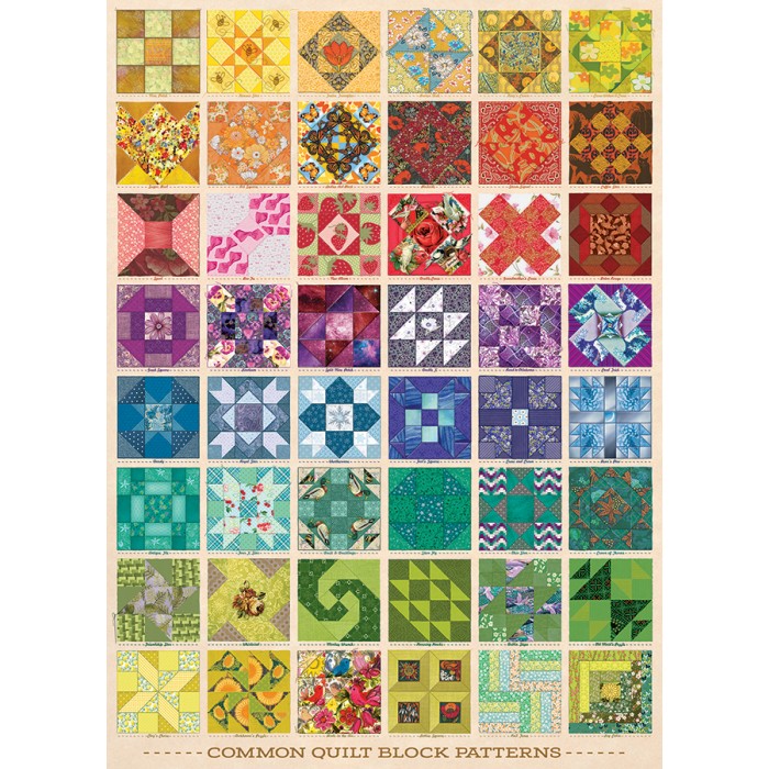 Puzzle Common Quilt Blocks