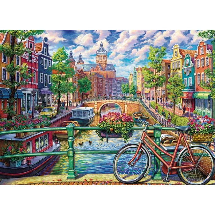 Puzzle Amsterdam Canal