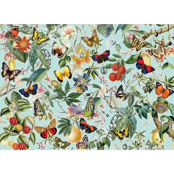 Puzzle Fruit and Flutterbies