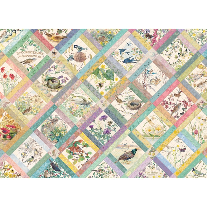 Puzzle Country Diary Quilt - Random Cut