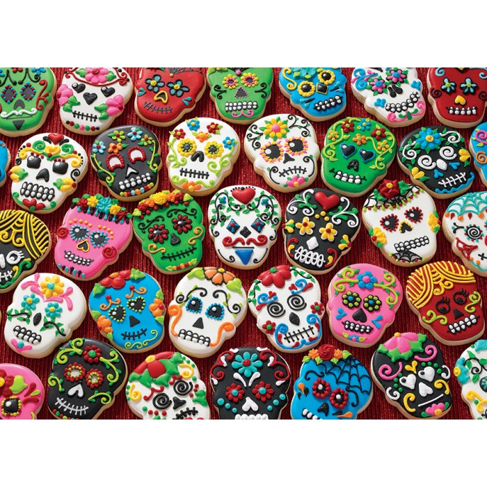 Puzzle Sugar Skull keksi - Random Cut