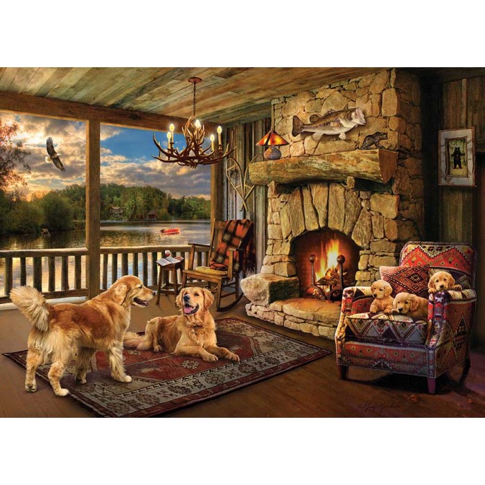Puzzle Lakeside Cabin
