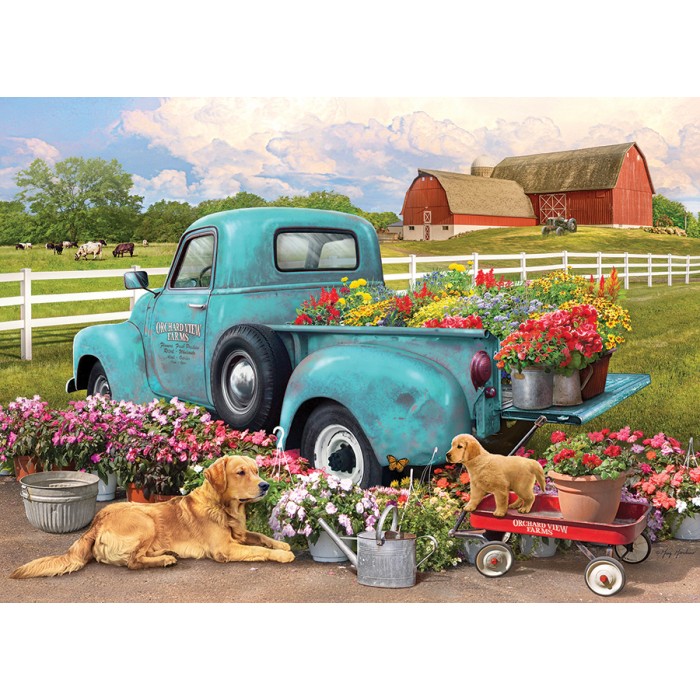 Puzzle Flower Truck