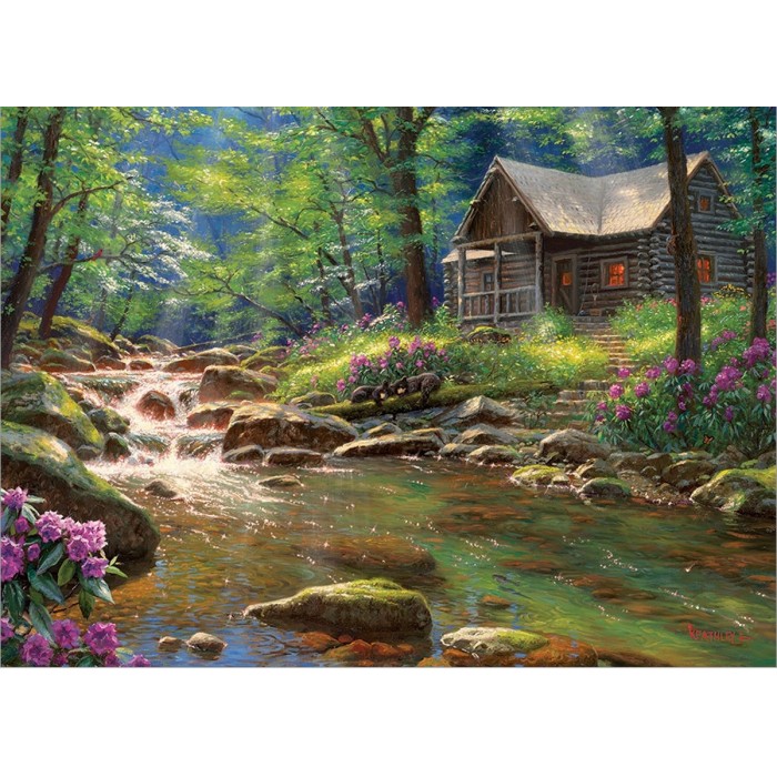 Puzzle Fishing Cabin