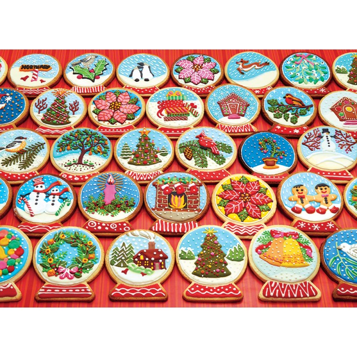 Puzzle Keksi snježne kugle