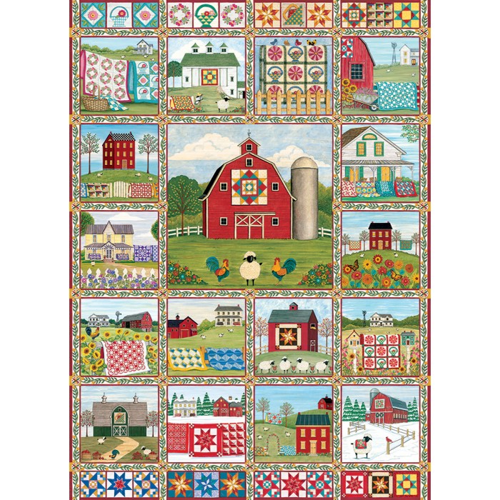 Puzzle Quilt Land - Random Cut
