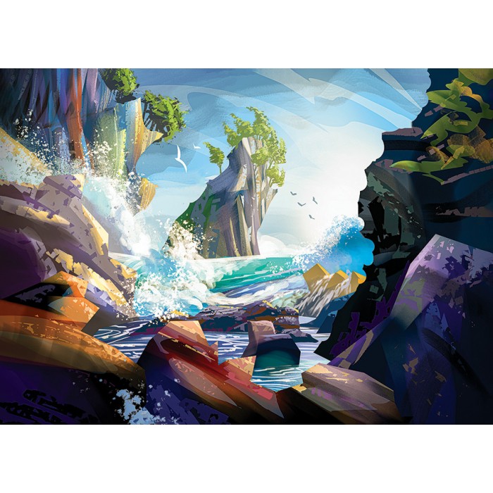 Puzzle Valovi na obali