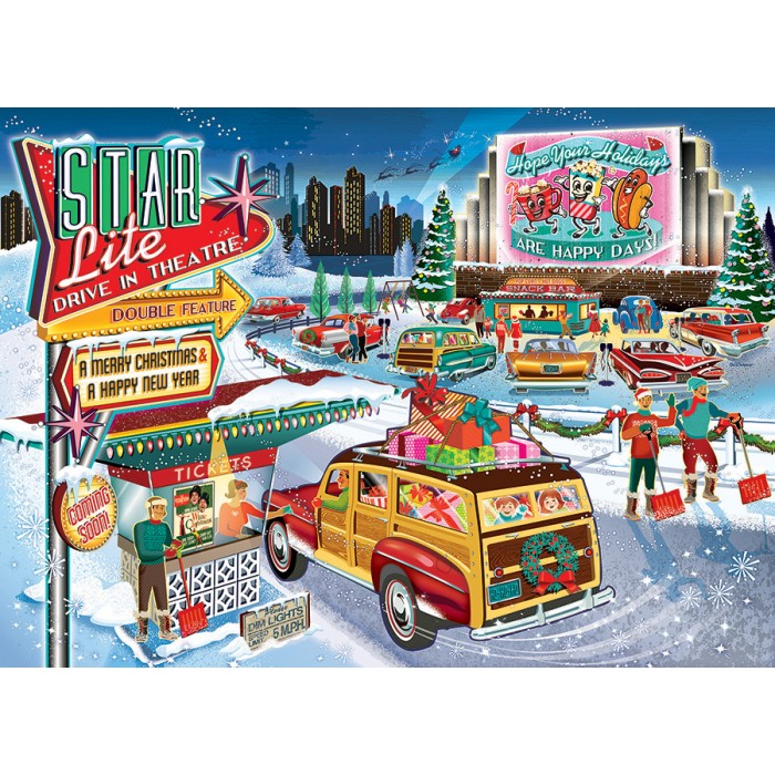 Puzzle Praznični drive-in