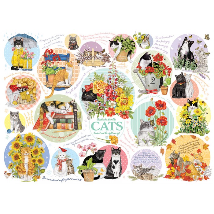 Puzzle Mačje misli