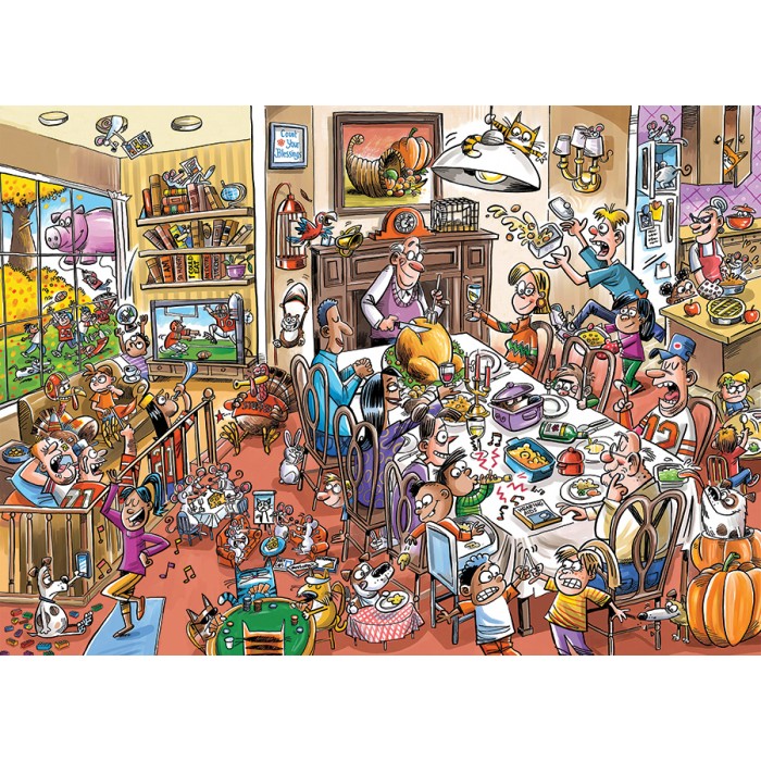 Puzzle DoodleTown: Thanksgiving Togetherness