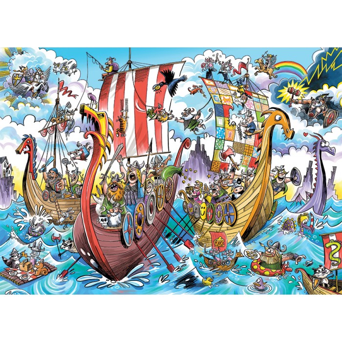 Puzzle DoodleTown: Viking Voyage