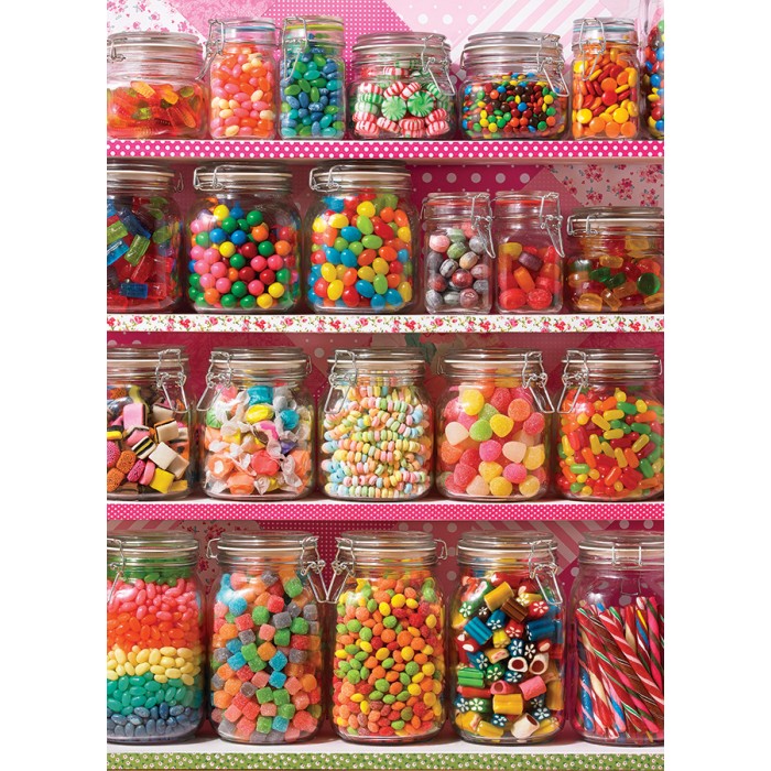 Puzzle XXL dijelovi - Candy Shelf