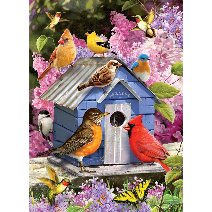 Puzzle XXL dijelovi - Spring Birdhouse