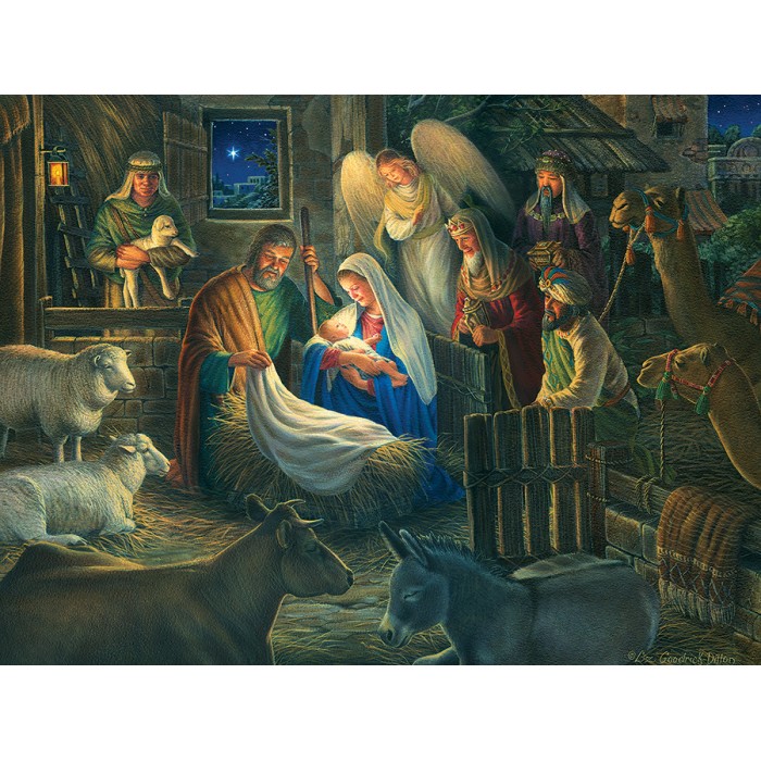 Puzzle XXL dijelovi - Away in a Manger