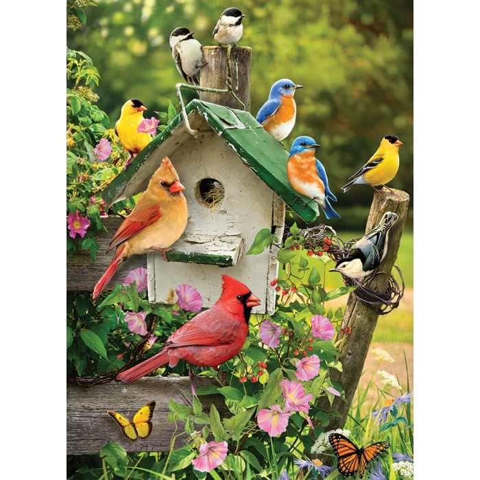 Puzzle XXL dijelovi - Summer Birdhouse