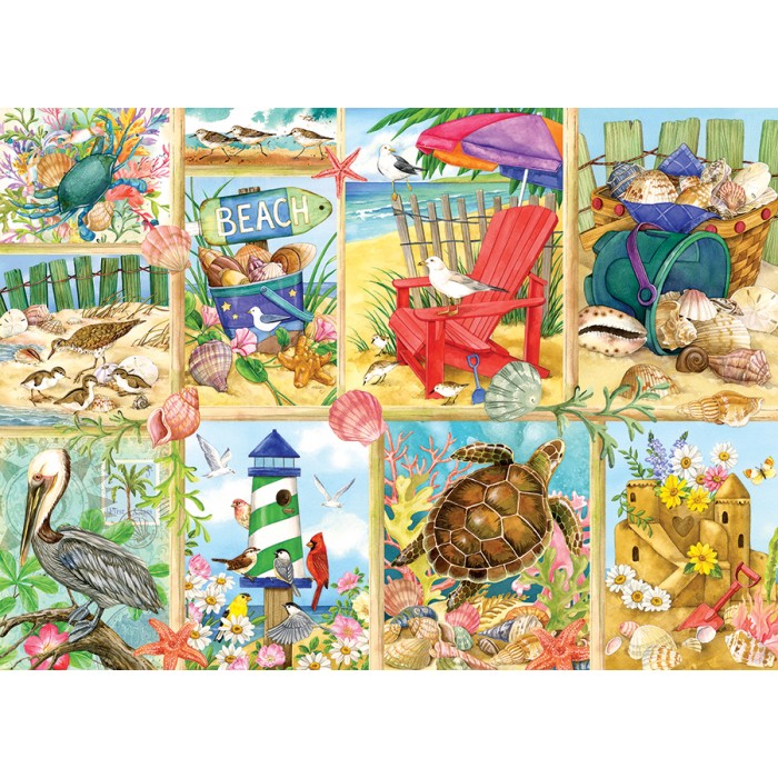 Puzzle Dan na plaži