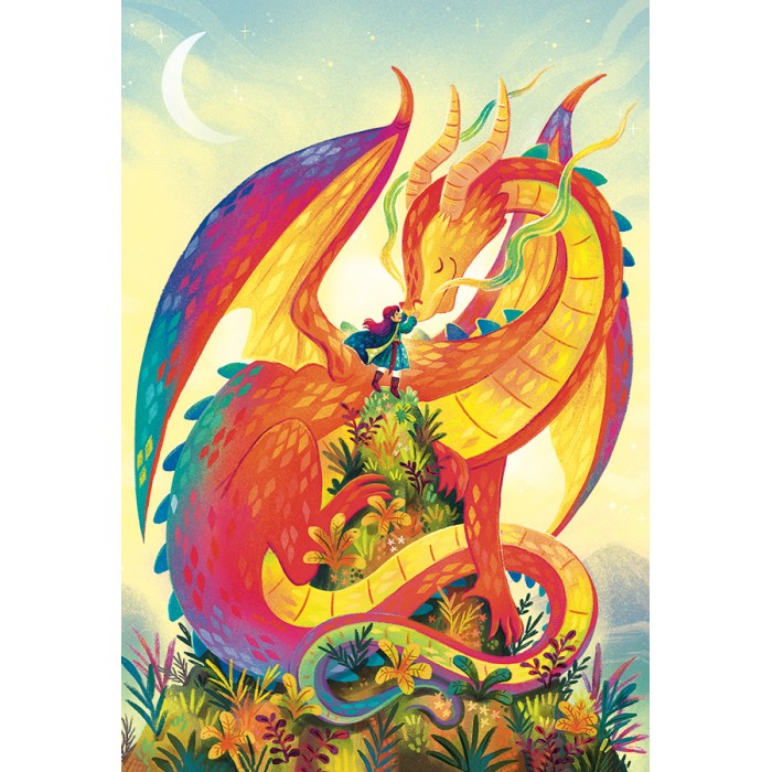 Puzzle XXL dijelovi - Rainbow Dragon