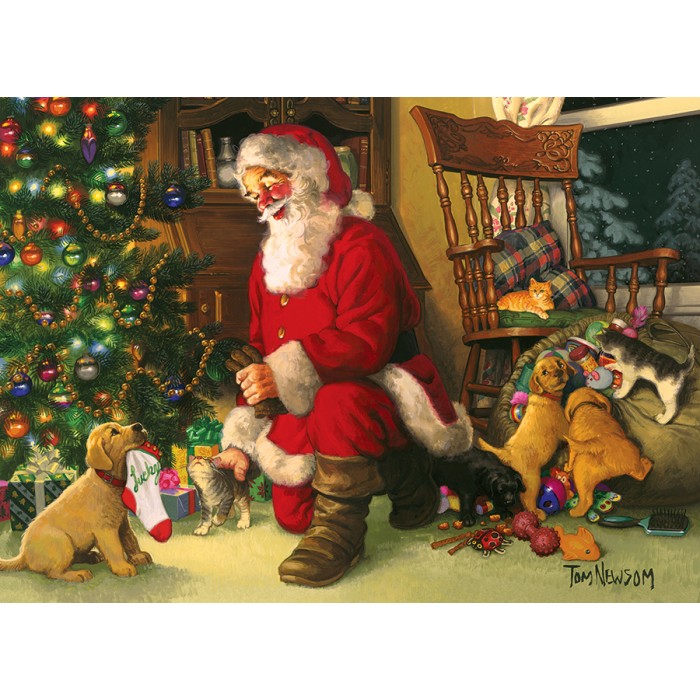 Puzzle XXL dijelovi - Santa's Lucky Stocking
