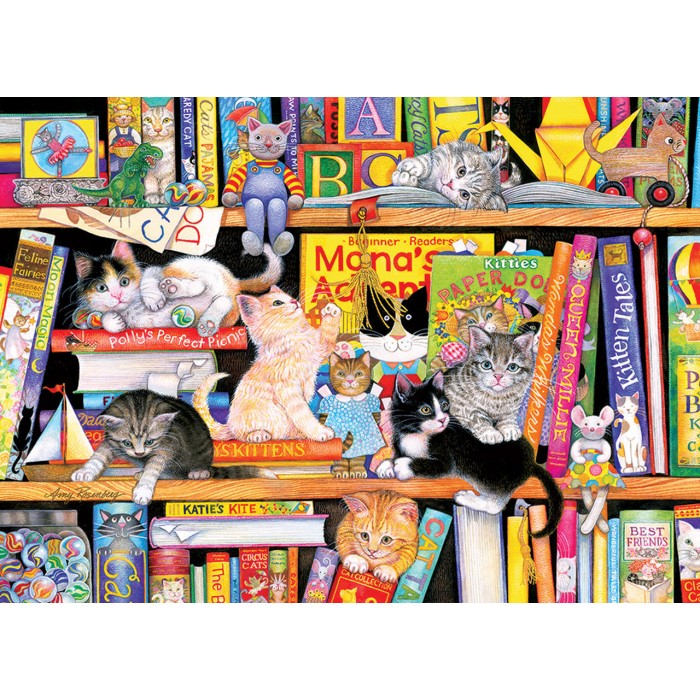 Puzzle XXL dijelovi - Storytime Kittens