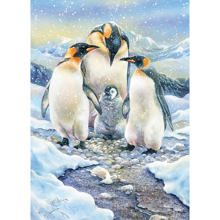 Puzzle XXL dijelovi - Penguin Family (Family)