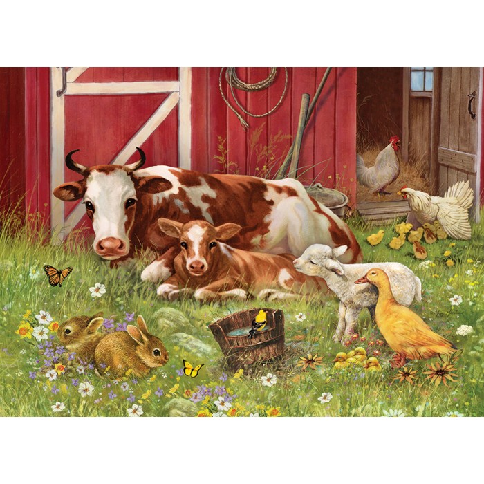 Puzzle XXL dijelovi - Barnyard Babies