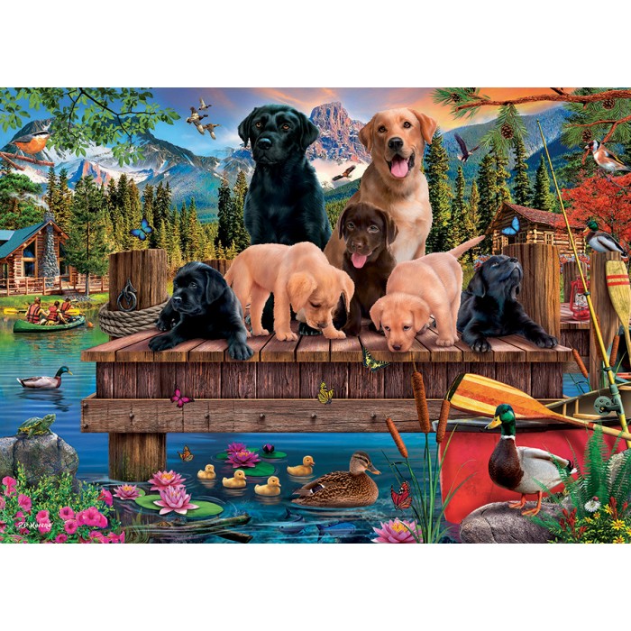 Puzzle Štenad i patke (porodica)