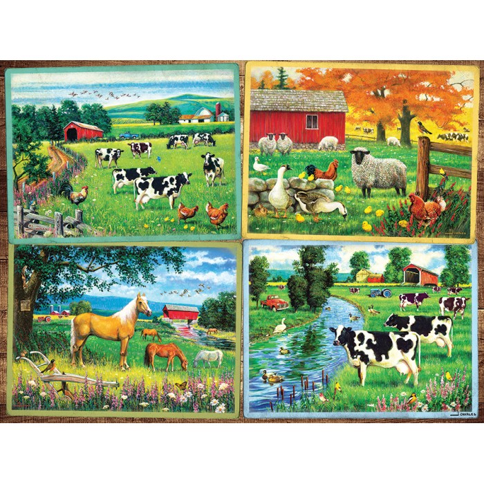 Puzzle XXL dijelovi - Country Friends