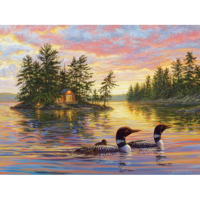 Puzzle XXL dijelovi - Tranquil Evening