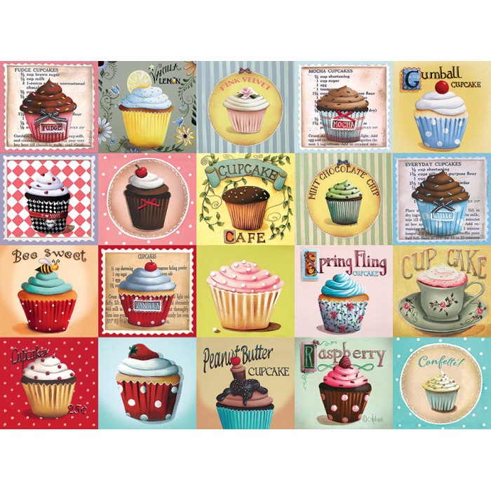 Puzzle XXL dijelovi - Cupcake Cafe