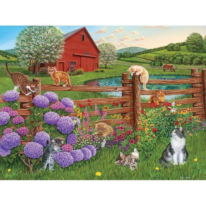 Puzzle XXL dijelovi - Farm Cats