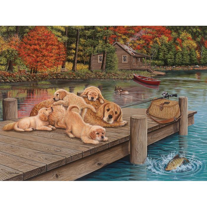 Puzzle Izležavanje na jezeru