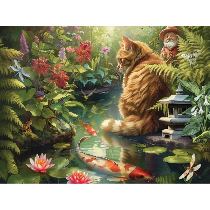 Puzzle Koi mačka