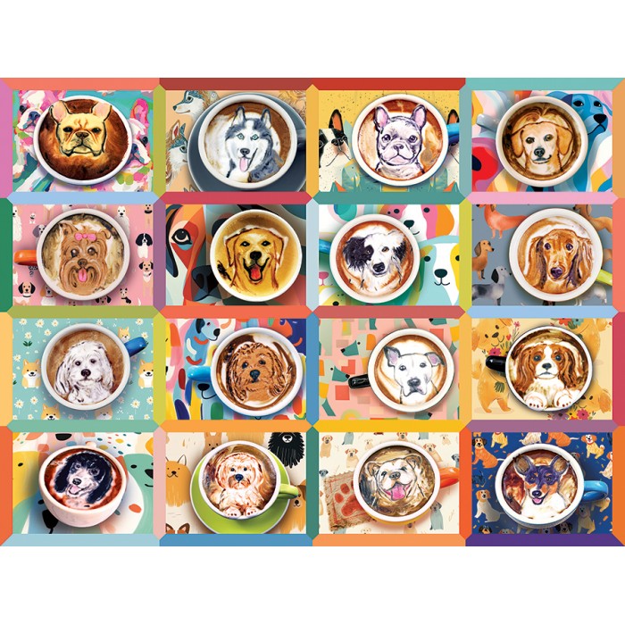 Puzzle Latte štenci