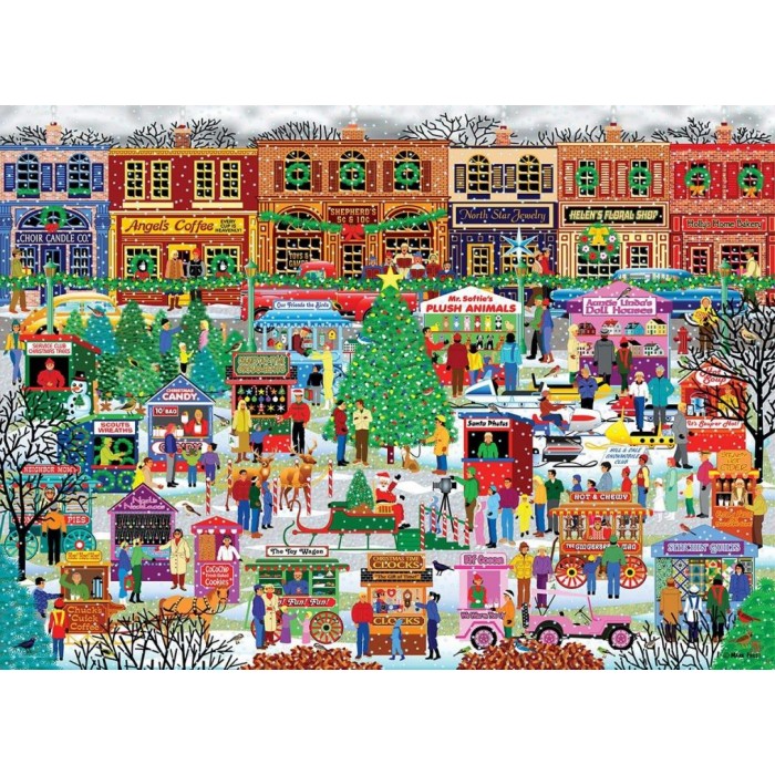 Puzzle XXL dijelovi - Downtown Holiday Festival