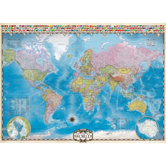 Puzzle Map of the World