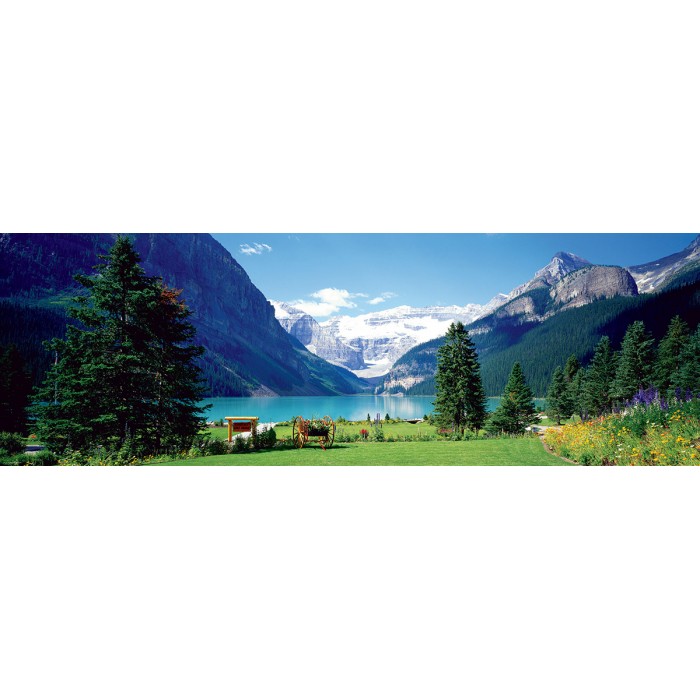 Puzzle Lake Louise, Canadian Rockies