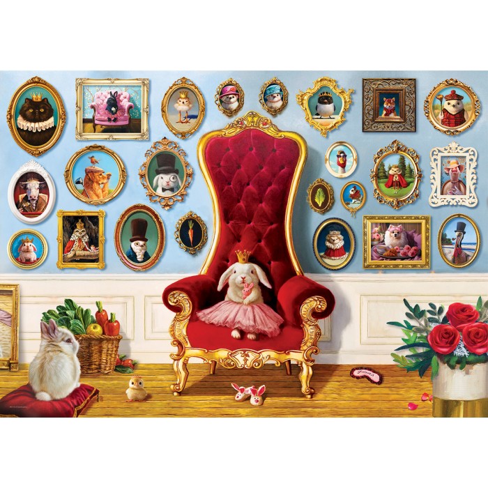 Puzzle XXL dijelovi - Zečja princeza